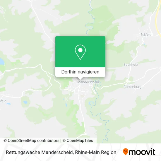 Rettungswache Manderscheid Karte