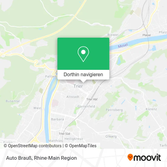 Auto Brauß Karte