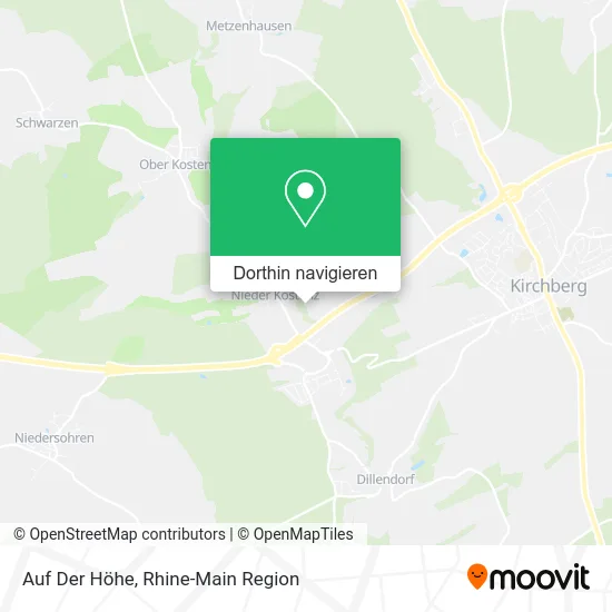 Auf Der Höhe Karte
