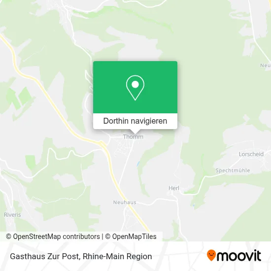 Gasthaus Zur Post Karte