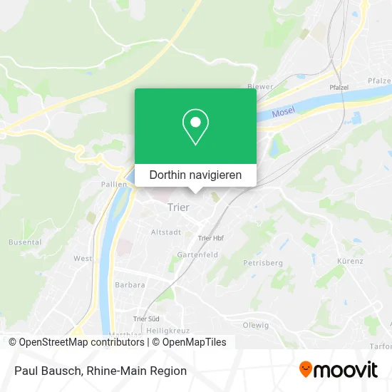 Paul Bausch Karte