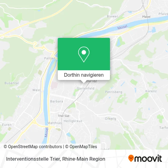 Interventionsstelle Trier Karte