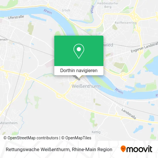 Rettungswache Weißenthurm Karte