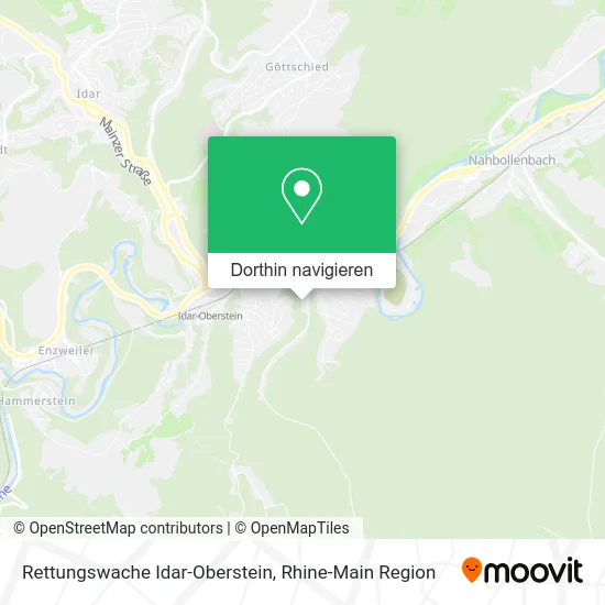 Rettungswache Idar-Oberstein Karte