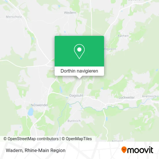 Wadern Karte