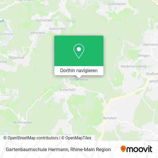 Gartenbaumschule Hermann Karte