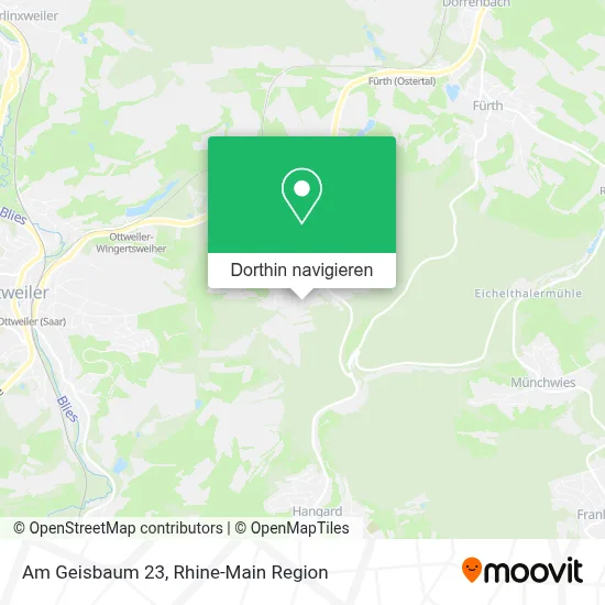 Am Geisbaum 23 Karte