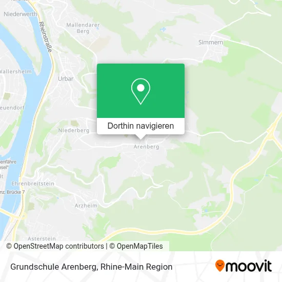 Grundschule Arenberg Karte