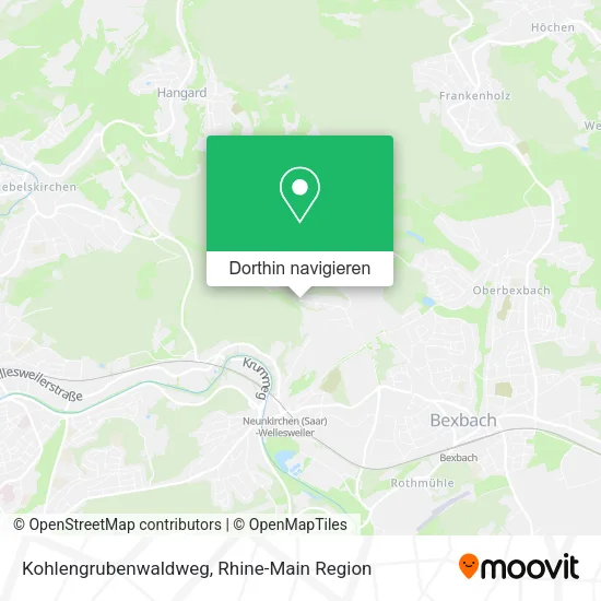 Kohlengrubenwaldweg Karte