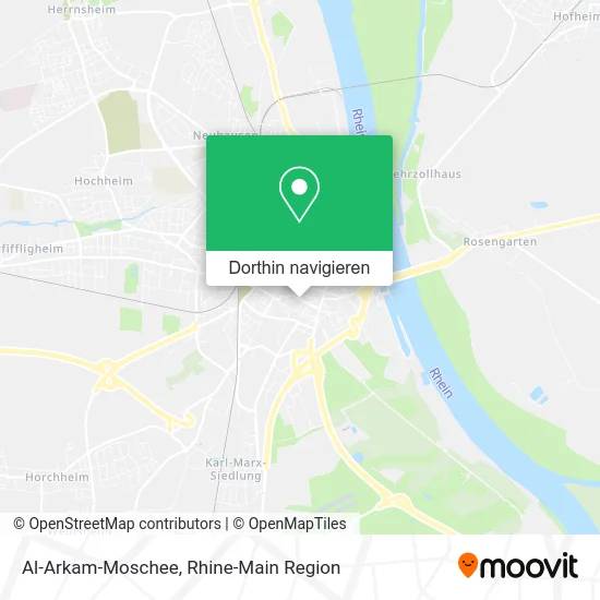 Al-Arkam-Moschee Karte