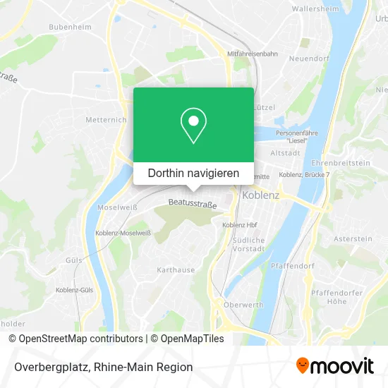 Overbergplatz Karte