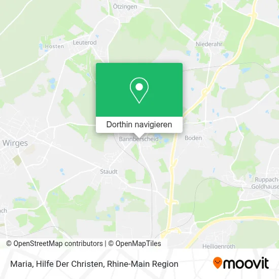 Maria, Hilfe Der Christen Karte