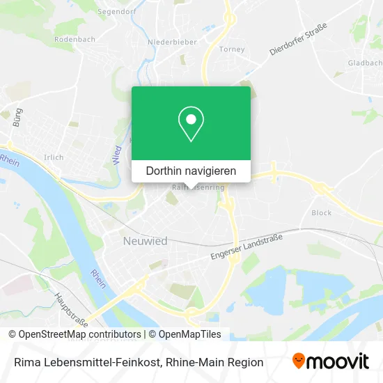 Rima Lebensmittel-Feinkost Karte