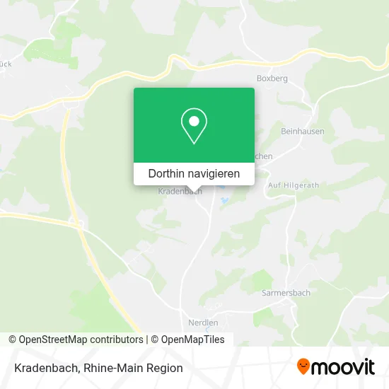 Kradenbach Karte