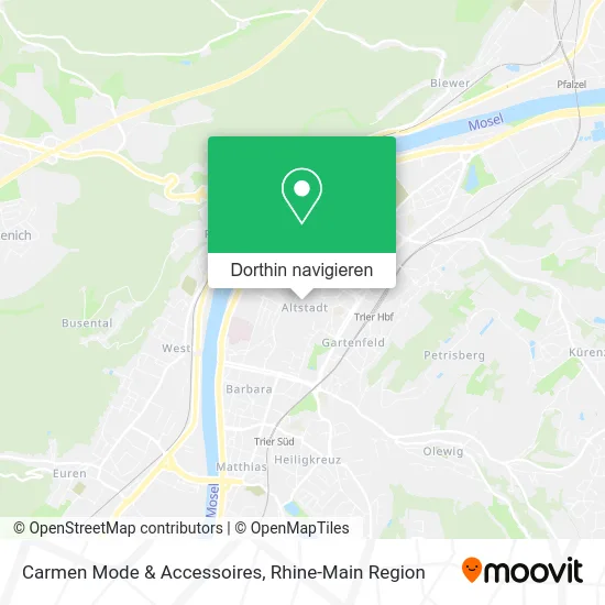 Carmen Mode & Accessoires Karte