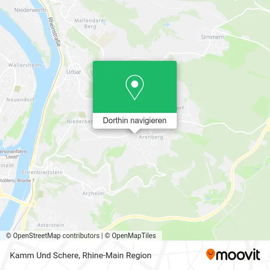 Kamm Und Schere Karte