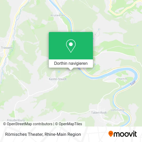 Römisches Theater Karte