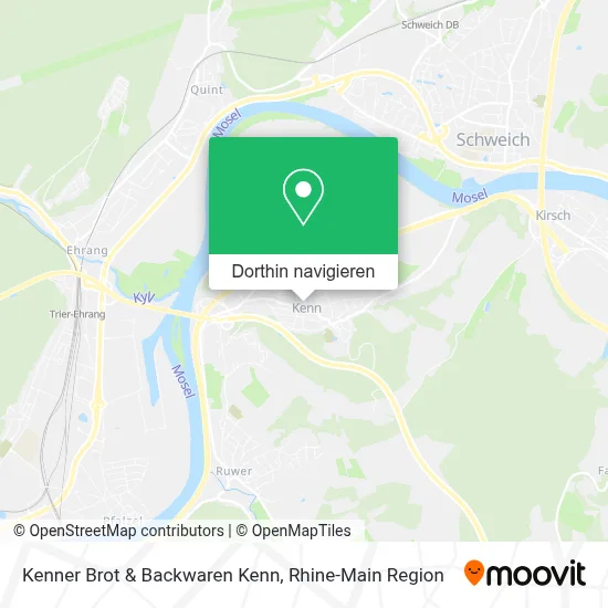 Kenner Brot & Backwaren Kenn Karte