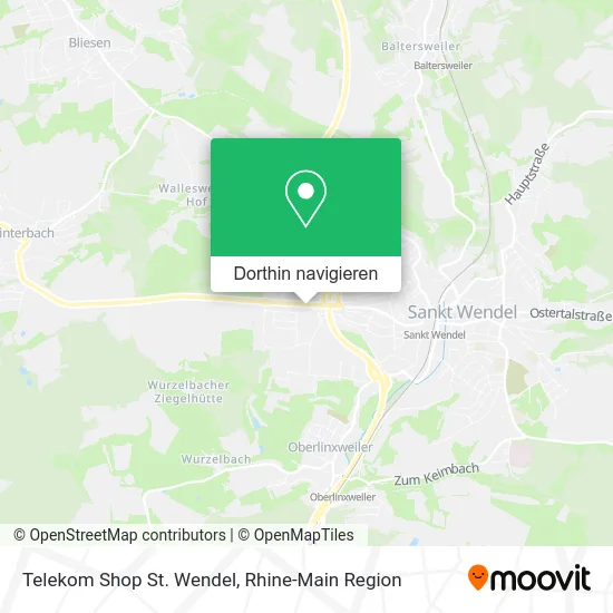 Telekom Shop St. Wendel Karte