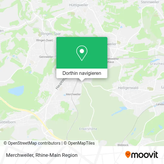 Merchweiler Karte