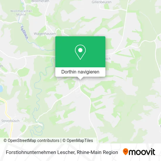 Forstlohnunternehmen Lescher Karte