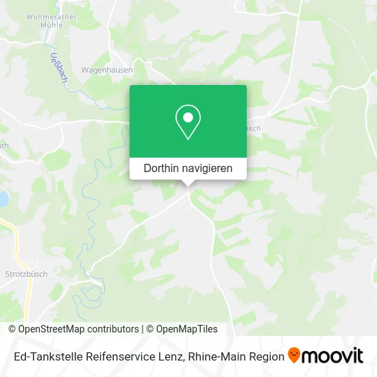 Ed-Tankstelle Reifenservice Lenz Karte