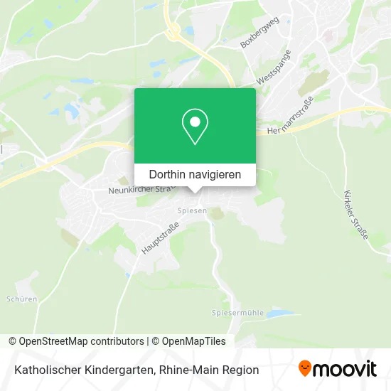 Katholischer Kindergarten Karte