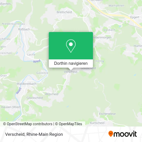 Verscheid Karte