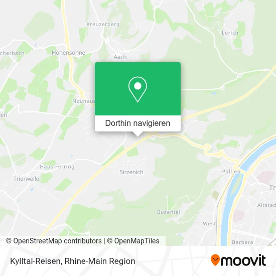 Kylltal-Reisen Karte