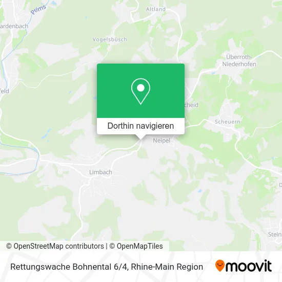 Rettungswache Bohnental 6/4 Karte