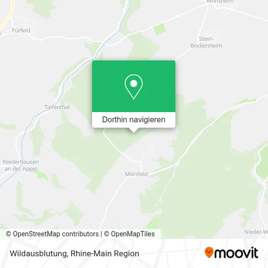 Wildausblutung Karte