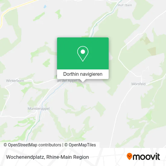 Wochenendplatz Karte
