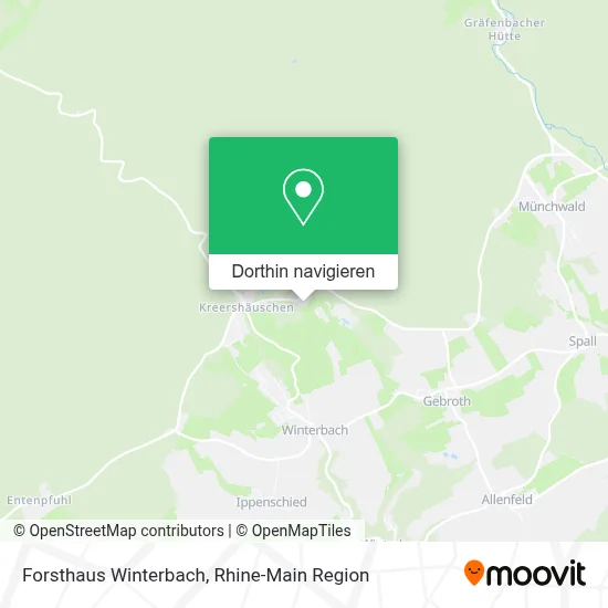 Forsthaus Winterbach Karte