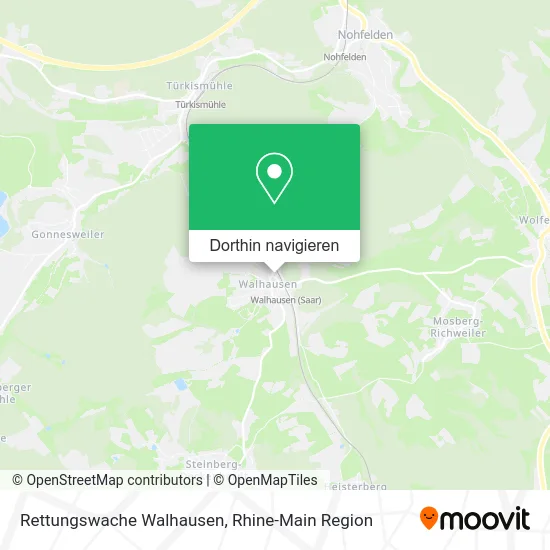 Rettungswache Walhausen Karte