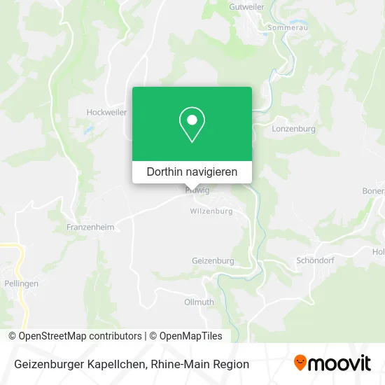 Geizenburger Kapellchen Karte