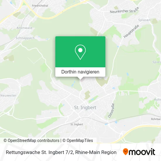 Rettungswache St. Ingbert 7/2 Karte