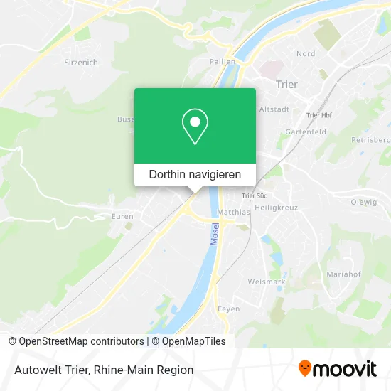 Autowelt Trier Karte