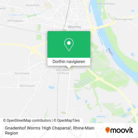 Gnadenhof Worms 'High Chaparral' Karte