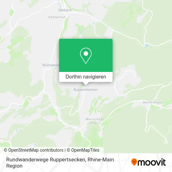 Rundwanderwege Ruppertsecken Karte