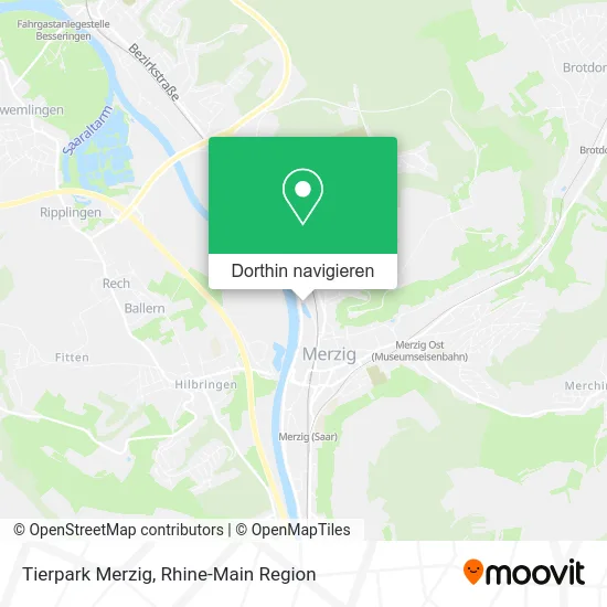 Tierpark Merzig Karte