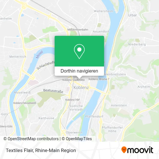 Textiles Flair Karte