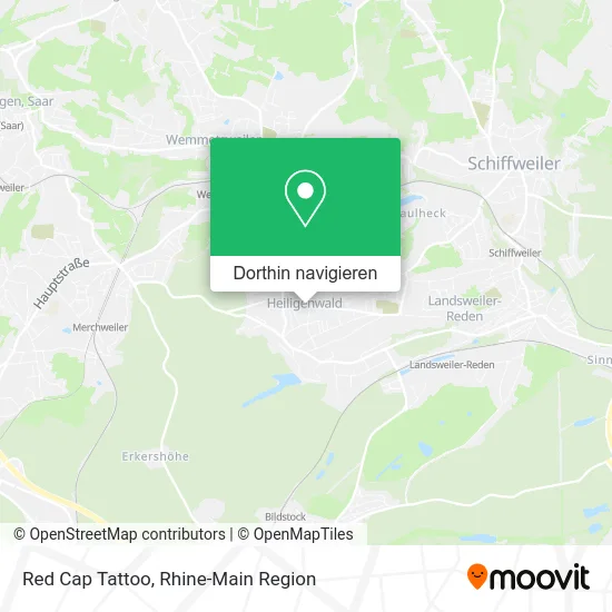 Red Cap Tattoo Karte