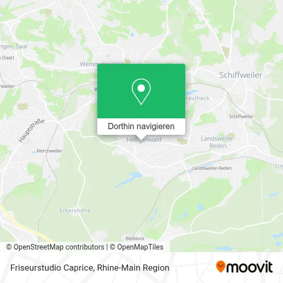 Friseurstudio Caprice Karte