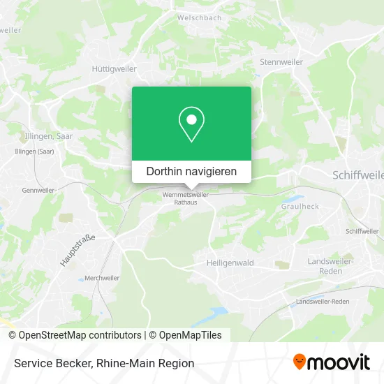 Service Becker Karte