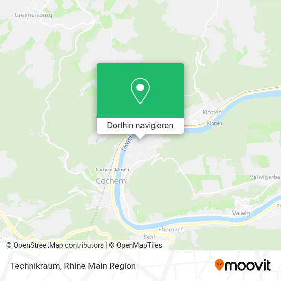 Technikraum Karte