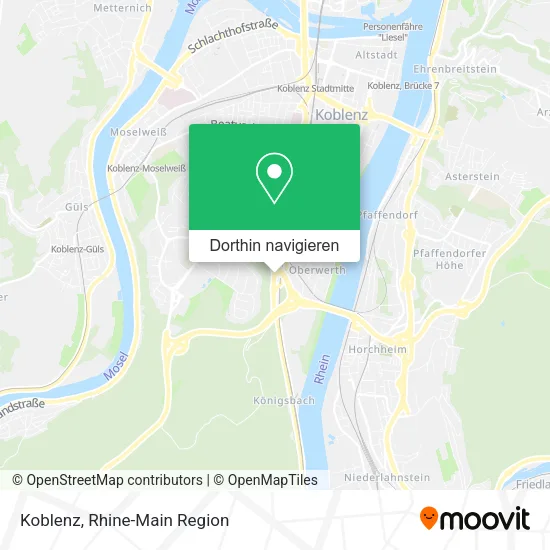 Koblenz Karte