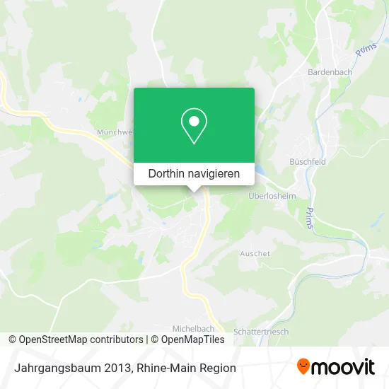 Jahrgangsbaum 2013 Karte
