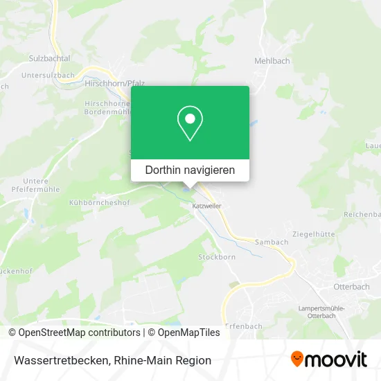 Wassertretbecken Karte