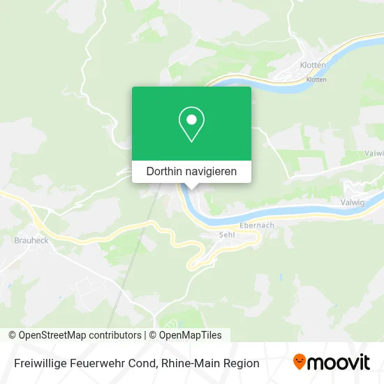 Freiwillige Feuerwehr Cond Karte
