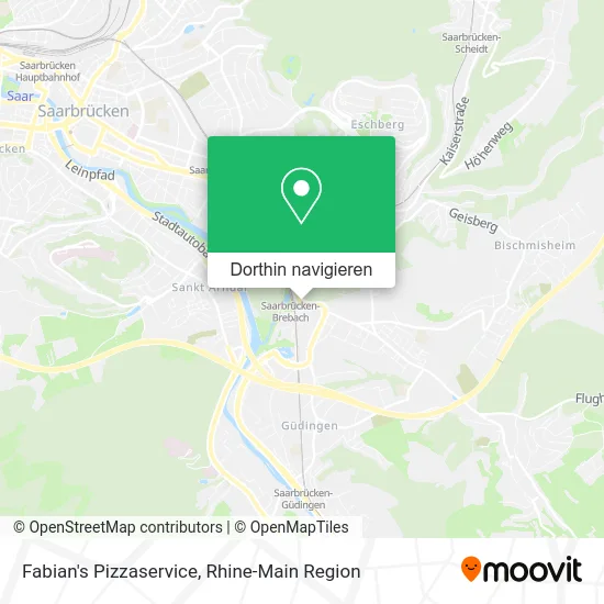 Fabian's Pizzaservice Karte